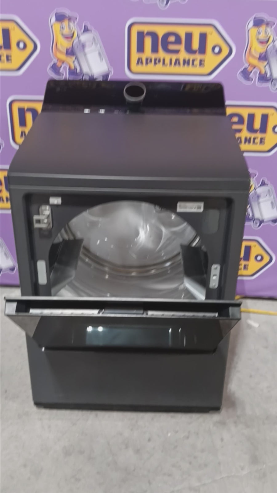 Pictures of LG 7.3 cu. ft. Ultra Large Capacity Rear Control Electric Dryer with LG EasyLoad™ Door and TurboSteam™ 22421752 - DLEX8600BE - Scratch & Dent (Minor) - Neu Appliance Outlet - Discount Appliance Outlet in Austin, Tx