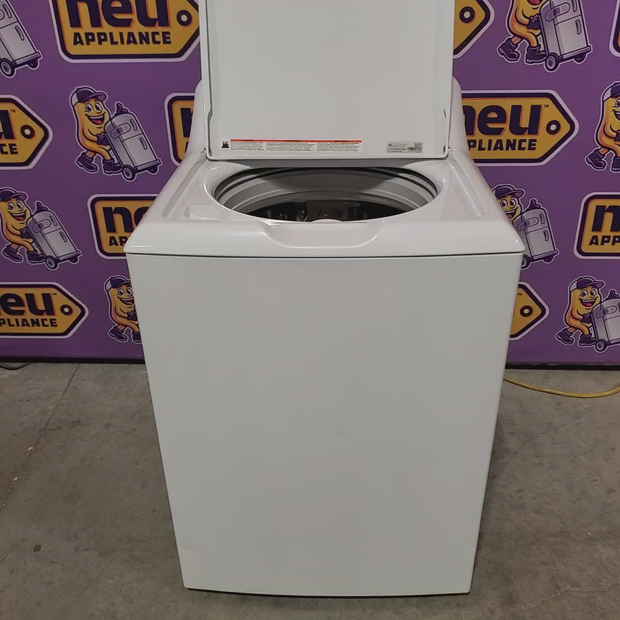 Pictures of GE White Top Load 4.2 Cu. Ft. Washer with Stainless Steel Basket and Dual Action Agitator GTW460ASJWW - Certified Refurbished - Neu Appliance Outlet - Discount Appliance Outlet in Austin, Tx
