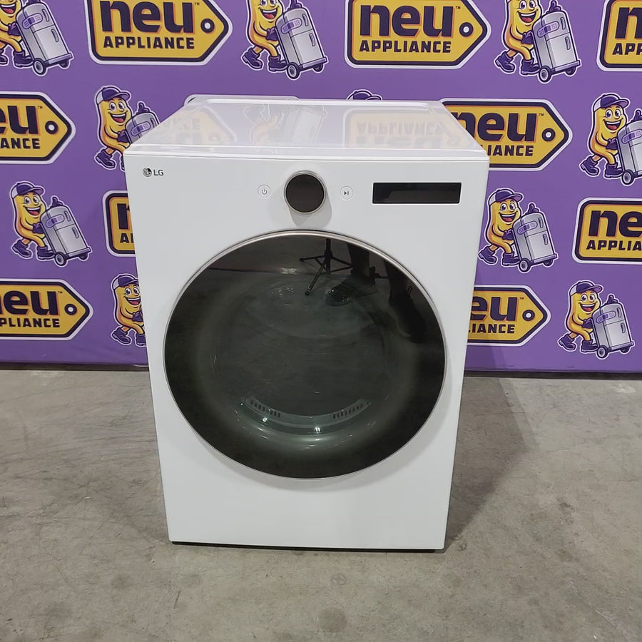 Pictures of LG 7.4 cu. ft. Smart Front Load Electric Dryer with AI Sensor Dry & TurboSteam™ Technology 22321463 - DLEX6500W - Open Box - Neu Appliance Outlet - Discount Appliance Outlet in Austin, Tx
