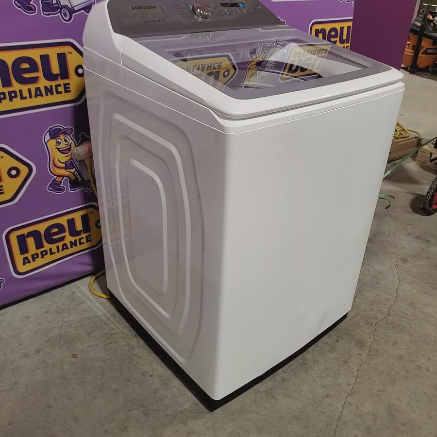 Pictures of Samsung ENERGY STAR 5.0 cu. ft. Top Load Washing Machine with Active Water Jet WA50R5200AW - Certified Refurbished - Neu Appliance Outlet - Discount Appliance Outlet in Austin, Tx