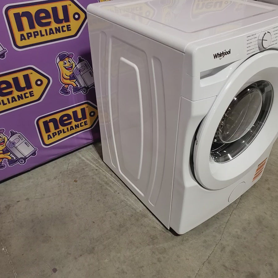 Pictures of Whirlpool White Front Load Energy Star 4.5 Cu. Ft. Washer with Tumble Fresh Option WFW4720RW - Open Box and Whirlpool 7.4 cu. ft. ENERGY STAR® Front Load Electric Dryer with Wrinkle Shield™ Option 16294 - WED4720RW - Scratch & Dent (MInor) - Neu Appliance Outlet - Discount Appliance Outlet in Austin, Tx