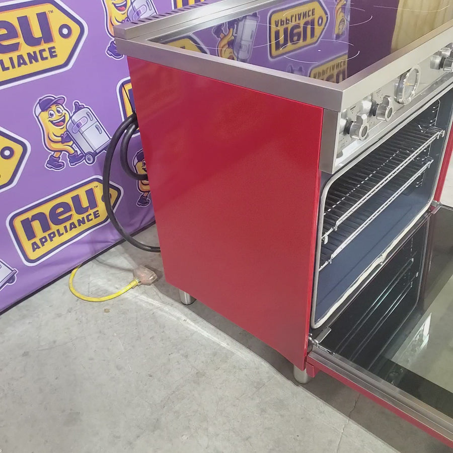 Pictures of Bertazzoni Professional Induction Range with 5 Element Burners, 5.7 Cu. Ft. Oven Capacity, Self Clean, Food Temperature Probe, and Elegant Digital Gauge PROF365INSROT - Neu Appliance Outlet - Discount Appliance Outlet in Austin, Tx