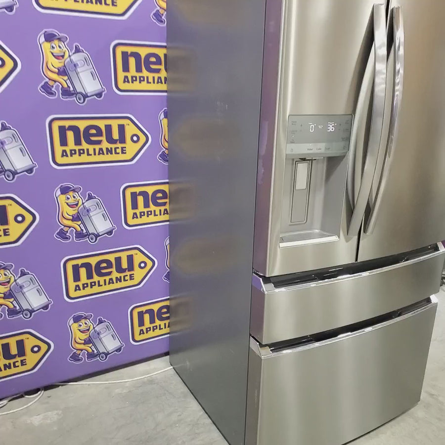 Pictures of Frigidaire Gallery 26 Cu. Ft. Standard-Depth 4-Door French Door Refrigerator in Fingerprint Resistant Stainless Steel GRMS2773AF - Scratch & Dent (Minor) - Neu Appliance Outlet - Discount Appliance Outlet in Austin, Tx