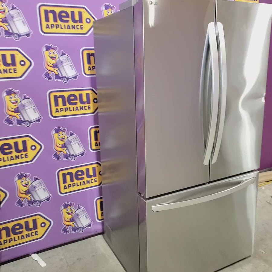 Pictures of LG 27 cu. ft. Smart Counter-Depth MAX™ French Door Refrigerator with Linear Cooling™ and Internal Water Dispenser LRFLC2706S - Scratch & Dent (Minor) - Neu Appliance Outlet - Discount Appliance Outlet in Austin, Tx