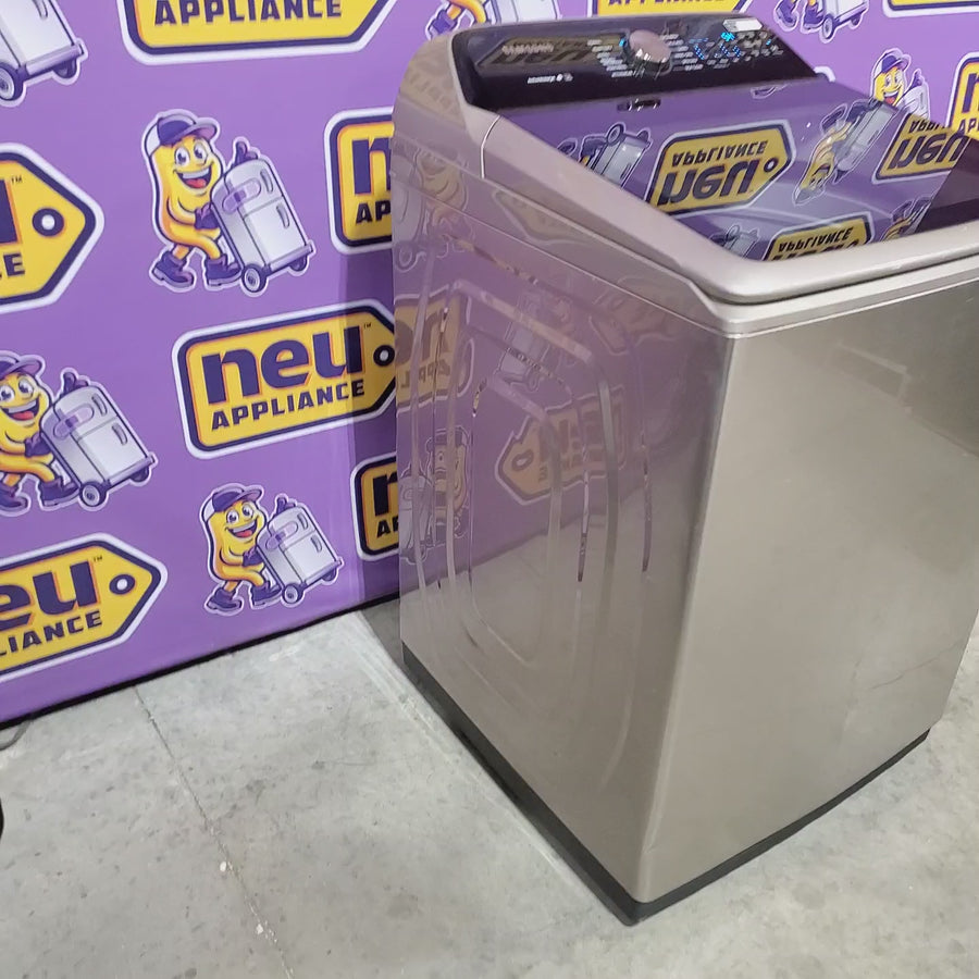 Pictures of Samsung 5.0 cu. ft. High Efficiency Top Load Washer with Active WaterJet in Champagne WA50T5300AC - Certified Refurbished - Neu Appliance Outlet - Discount Appliance Outlet in Austin, Tx