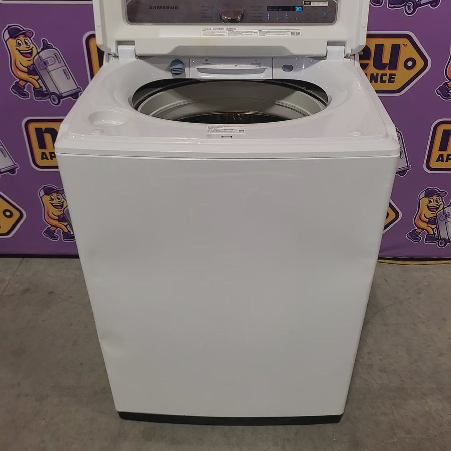 Pictures of Samsung ENERGY STAR 5.0 cu. ft. Top Load Washing Machine with Active Water Jet WA50R5200AW - Certified Refurbished - Neu Appliance Outlet - Discount Appliance Outlet in Austin, Tx