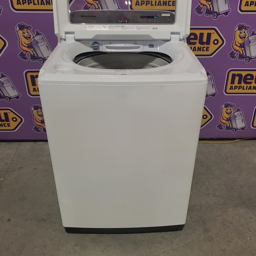 Pictures of Samsung ENERGY STAR 5.0 cu. ft. Top Load Washing Machine with Active Water Jet WA50R5200AW - Certified Refurbished - Neu Appliance Outlet - Discount Appliance Outlet in Austin, Tx