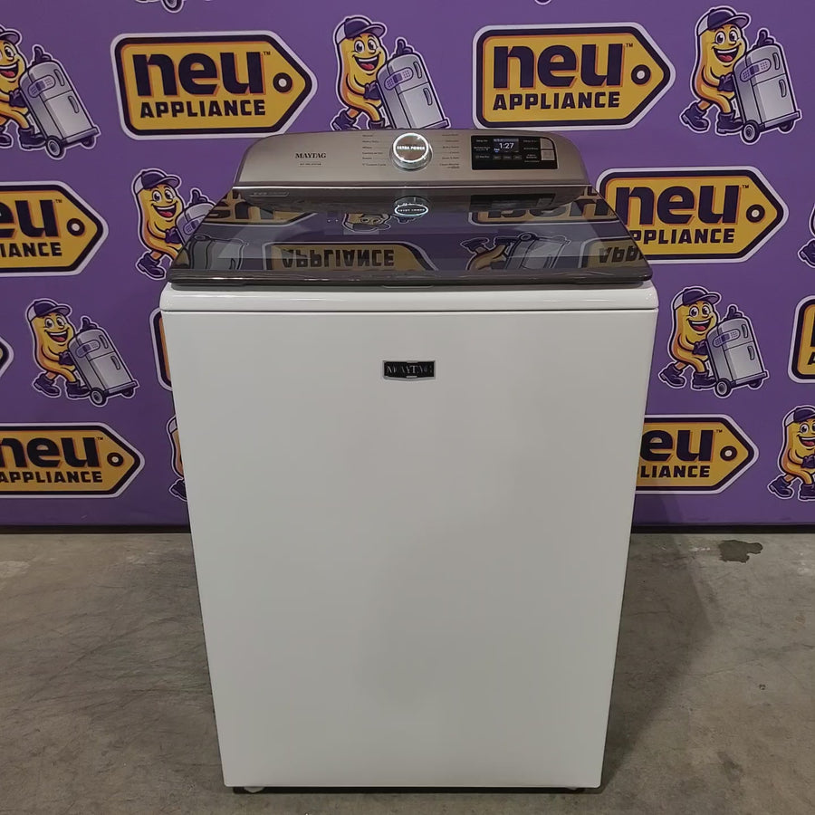 Pictures of Maytag 5.3 cu. ft. Pet Pro Top Load Washer in White with Impeller, Extra Power and Sanitize Cycle with Oxi 22521689 - MTW7200RW - Scratch & Dent (Minor) - Neu Appliance Outlet - Discount Appliance Outlet in Austin, Tx
