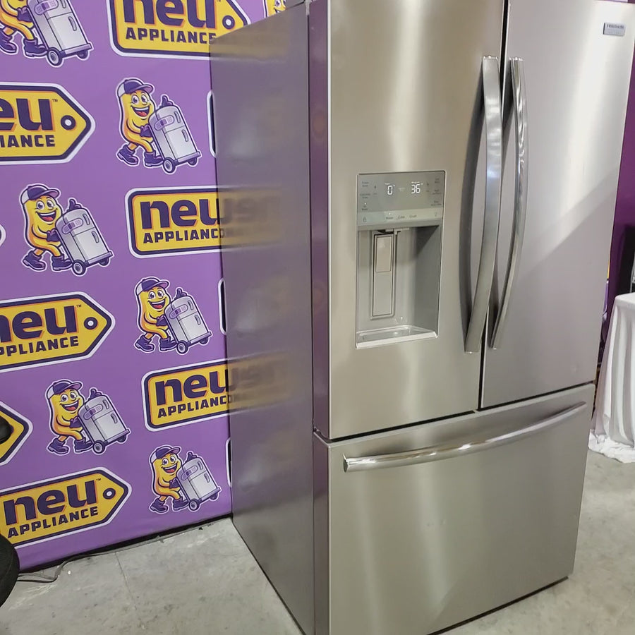 Pictures of Frigidaire Gallery 28 Cu. Ft. Standard-Depth French Door Refrigerator in Stainless Steel GRFS2853AF - Scratch & Dent (Moderate) - Neu Appliance Outlet - Discount Appliance Outlet in Austin, Tx