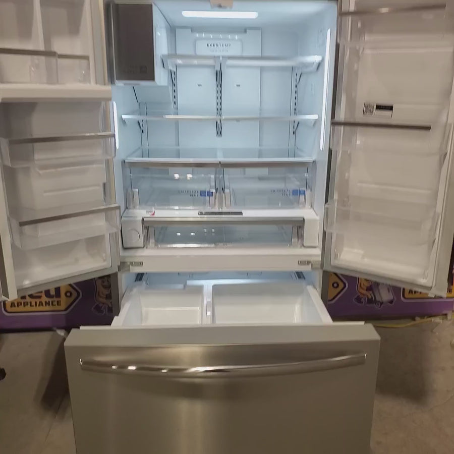 Pictures of Frigidaire Gallery 28 Cu. Ft. Standard-Depth French Door Refrigerator in Stainless Steel GRFS2853AF - Scratch & Dent (Moderate) - Neu Appliance Outlet - Discount Appliance Outlet in Austin, Tx