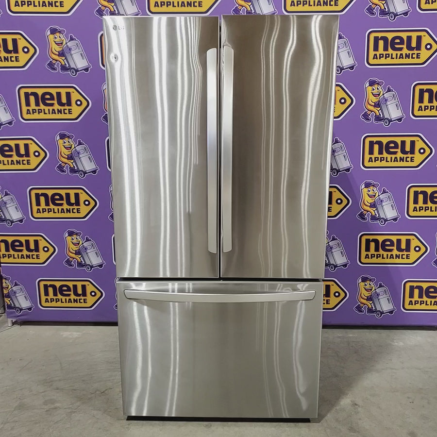 Pictures of LG 27 cu. ft. Smart Counter-Depth MAX™ French Door Refrigerator with Linear Cooling™ and Internal Water Dispenser 22121512 - LRFLC2706S - Scratch & Dent (Moderate) - Neu Appliance Outlet - Discount Appliance Outlet in Austin, Tx