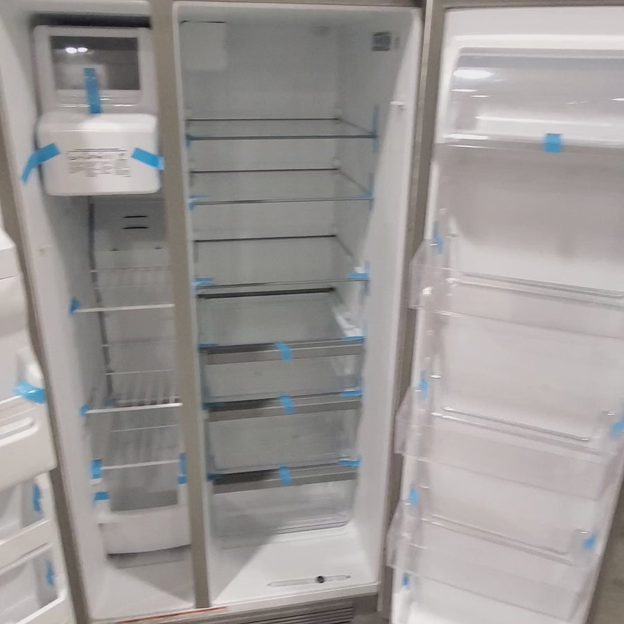 Pictures of Whirlpool Monochromatic Stainless Steel 33-inch Wide Side-by-Side 21 cu. ft. Refrigerator WRS331SDHM - Scratch & Dent - Moderate - Neu Appliance Outlet - Discount Appliance Outlet in Austin, Tx