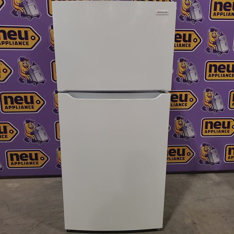 Pictures of Frigidaire 30" Wide Garage Ready Top Freezer 18 Cu. Ft. Refrigerator with EvenTemp Cooling System and Spacious Interior Storage in White 22321475 - FFTR1814WW - Scratch & Dent (Minor) - Neu Appliance Outlet - Discount Appliance Outlet in Austin, Tx