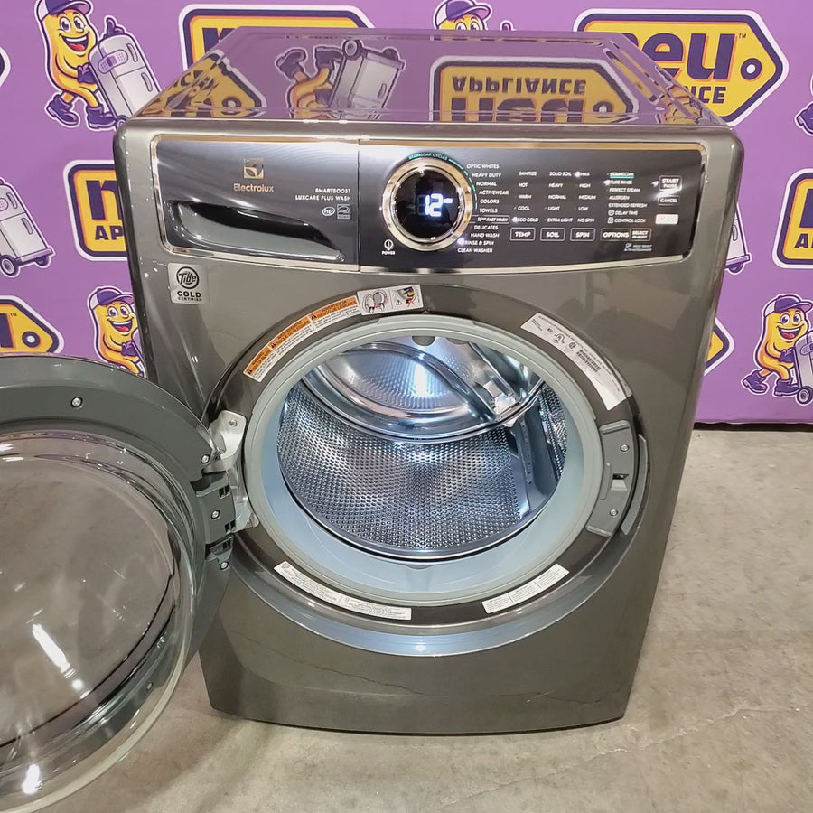 Pictures of Electrolux Titanium Front Load 600 Series 4.5 Cu. Ft. Washer with Smartboost and Hand Wash Cycle ELFW7637AT - Scratch & Dent (Minor) - Neu Appliance Outlet - Discount Appliance Outlet in Austin, Tx