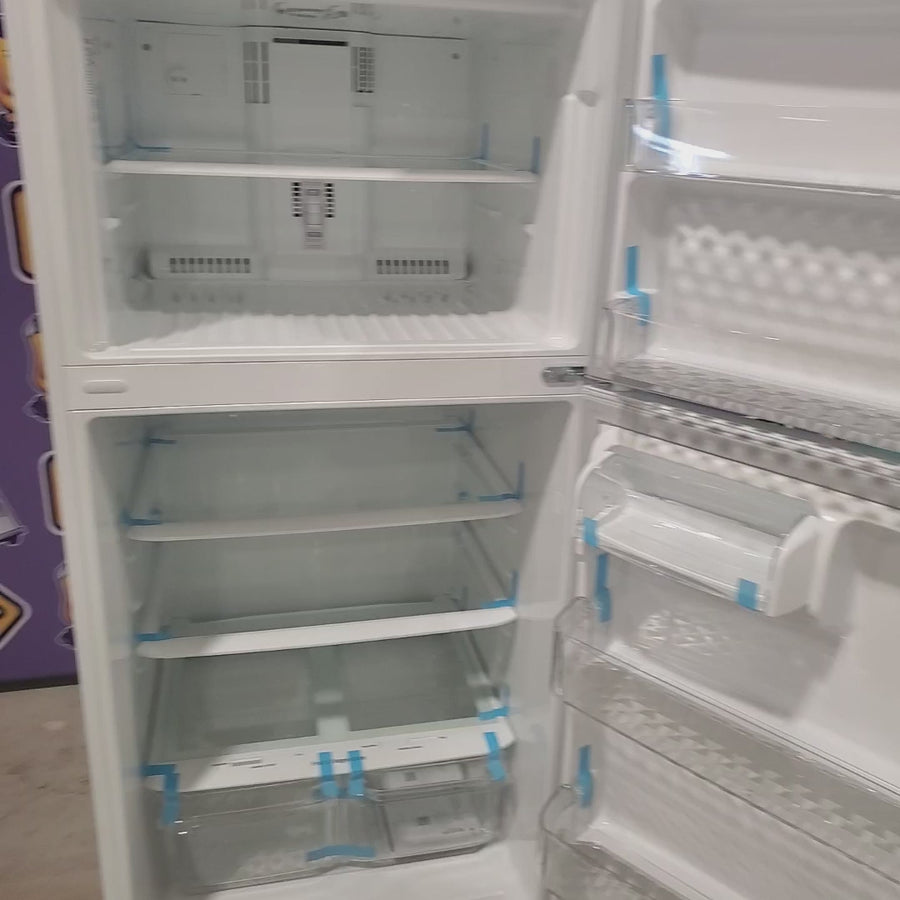Pictures of LG White 30 Inch Wide Top Freezer 20 Cu. Ft. Refrigerator with Electronic Temperature Controls and LoDecibel Quiet Operation LTCS20020W - Scratch and Dent (Minor) - Neu Appliance Outlet - Discount Appliance Outlet in Austin, Tx