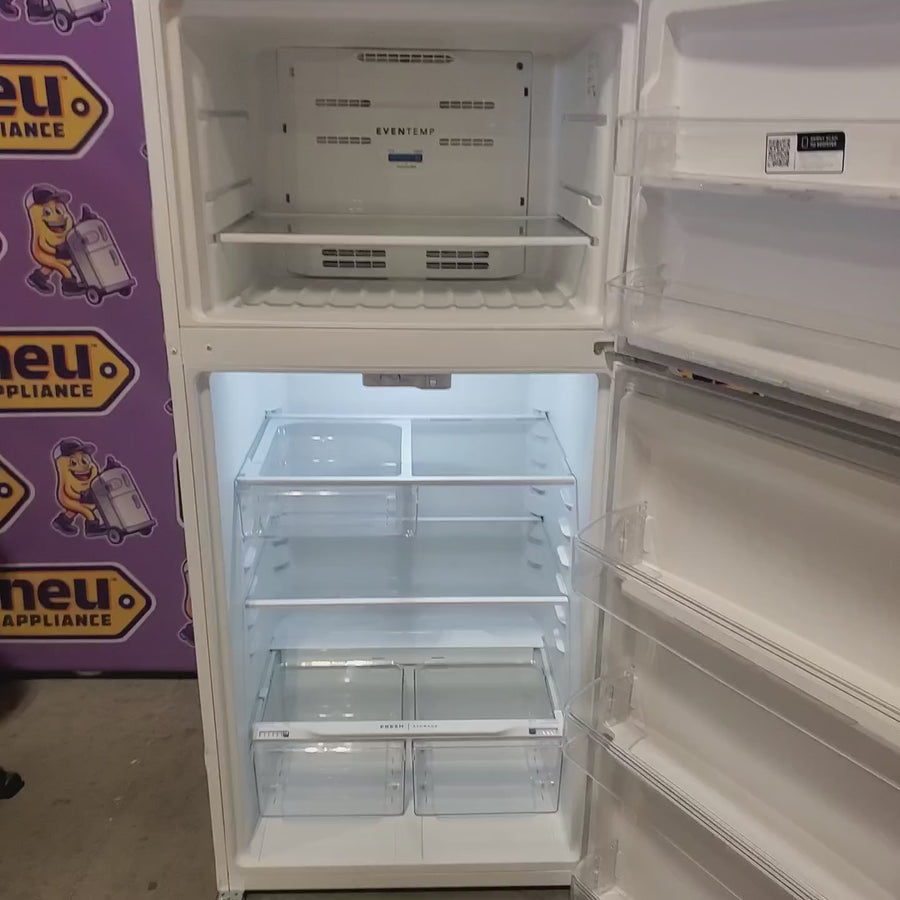 Pictures of Frigidaire 30 in. Width 18.3 cu. ft. Top Freezer Refrigerator with EvenTemp Cooling System in White FFTR1835VW - Scratch & Dent (Minor) - Neu Appliance Outlet - Discount Appliance Outlet in Austin, Tx