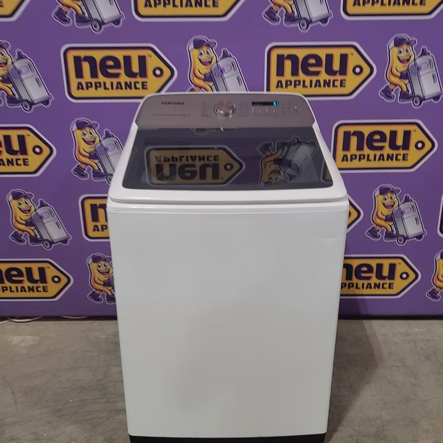 Pictures of Samsung 5.2 cu. ft. Large Capacity Smart Top Load Washer with Super Speed Wash in White WA52DG5500AW - Certified Refurbished - Neu Appliance Outlet - Discount Appliance Outlet in Austin, Tx