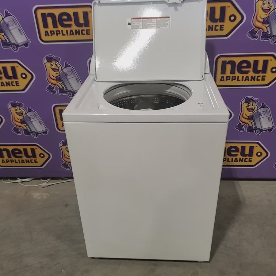 Pictures of Whirlpool 3.8–3.9 Cu. Ft. Top Load Washer with 2 in 1 Removable Agitator and Soil Level Selection WTW4957PW - Certified Refurbished and Whirlpool 7-cu ft Vented Electric Dryer WED4815EW - Certified Refurbished - Neu Appliance Outlet - Discount Appliance Outlet in Austin, Tx