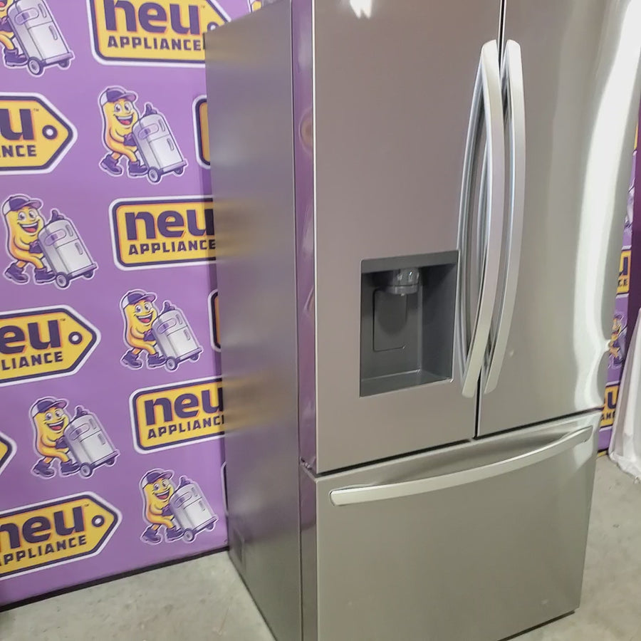 Pictures of LG 26 cu ft ENERGY STAR Counter-Depth Smart French Door Refrigerator in Fingerprint Resistant Stainless Steel with Dual Ice Maker LRFXC2606S - Scratch & Dent (Moderate) - Neu Appliance Outlet - Discount Appliance Outlet in Austin, Tx