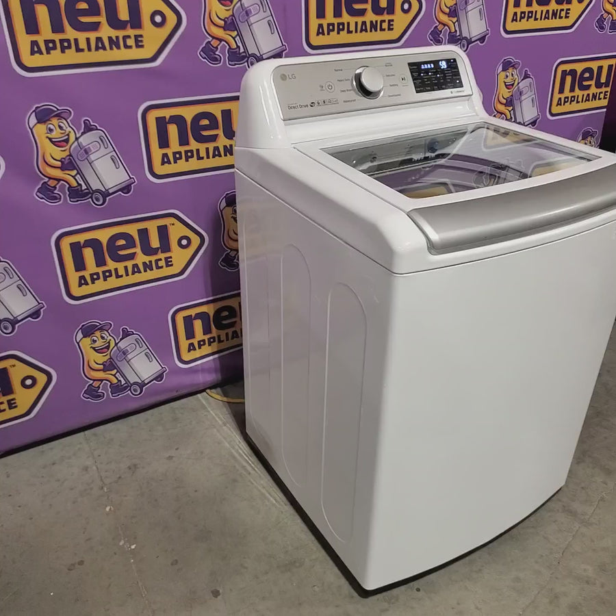 Pictures of LG 5.0 cu. ft. Smart Wi-Fi Enabled Top Load Washer with TurboWash3D™ Technology WT7300CW - Scratch & Dent (Minor) - Neu Appliance Outlet - Discount Appliance Outlet in Austin, Tx
