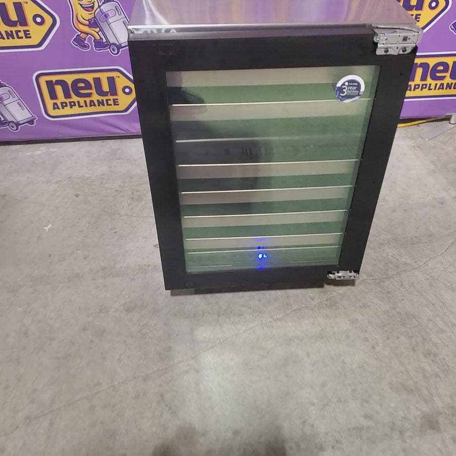 Pictures of U-Line 24 Inch Dual Zone Wine Refrigerator with 5.1 Cu. Ft. 49 Bottle Capacity, Convection Cooling, Adjustable Full-Extension Racks, and Digital Controls 11110468 - UHWD524IG01A - Open Box - Neu Appliance Outlet - Discount Appliance Outlet in Austin, Tx