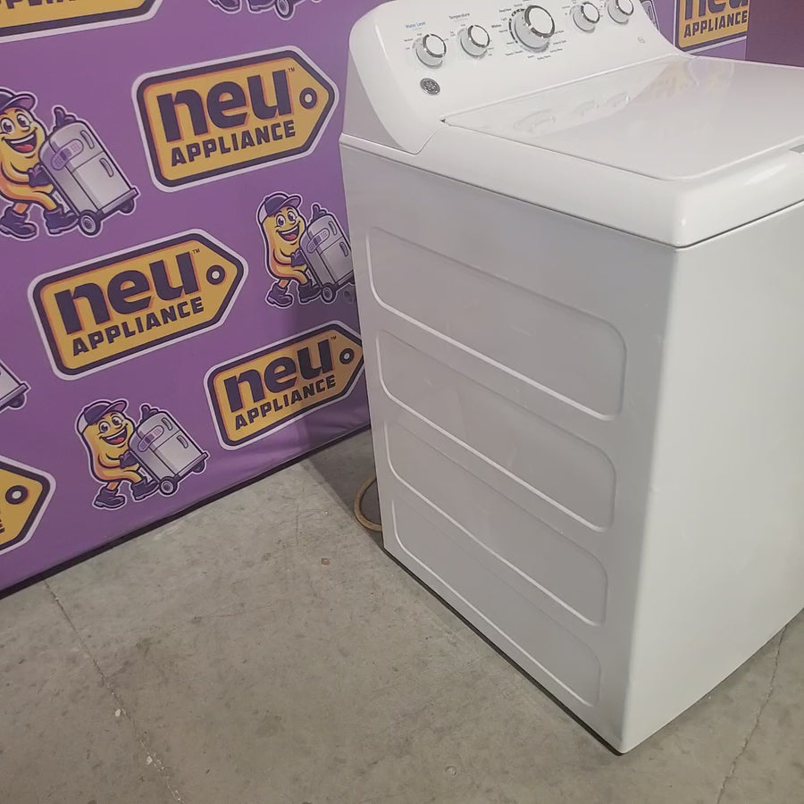 Pictures of GE® 4.5 cu. ft. Capacity Washer with Stainless Steel Basket in White GTW465ASNWW - Certified Refurbished - Neu Appliance Outlet - Discount Appliance Outlet in Austin, Tx