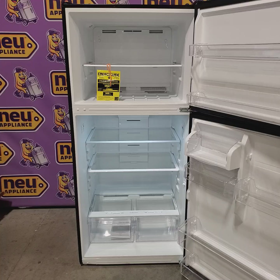 Pictures of Vissani 18.1 cu. ft. Top Freezer Refrigerator in Fingerprint Resistant Stainless Steel Look, Garage Ready MDTF18SSR5 - Scratch & Dent (Major) - Neu Appliance Outlet - Discount Appliance Outlet in Austin, Tx