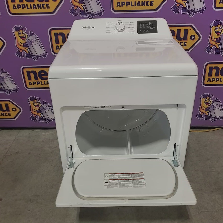 Pictures of Whirlpool 7.0 cu. ft. Electric Dryer with Adaptive Dry and Wrinkle Shield™ Option WED4307SW - Open Box - Neu Appliance Outlet - Discount Appliance Outlet in Austin, Tx