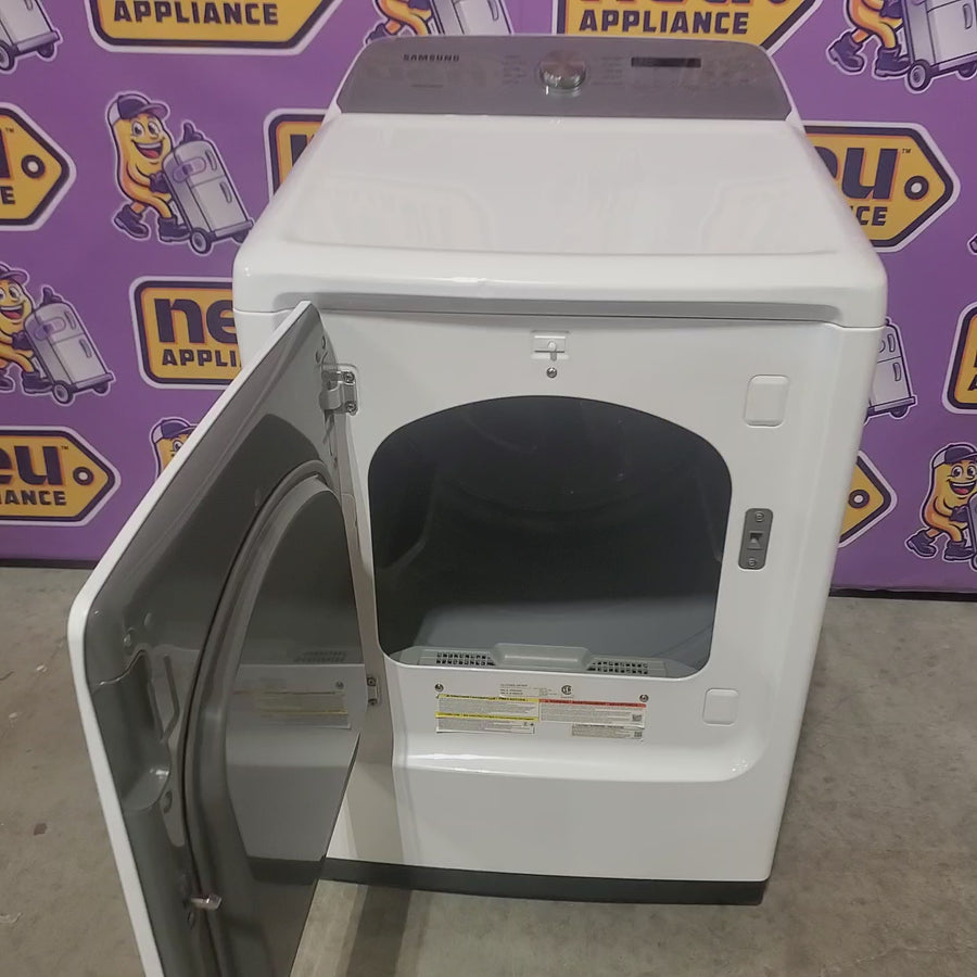 Pictures of Samsung 7.4 cu. ft. Vented Gas Dryer with Sensor Dry in White DVG50R5200W - Certified Refurbished - Neu Appliance Outlet - Discount Appliance Outlet in Austin, Tx