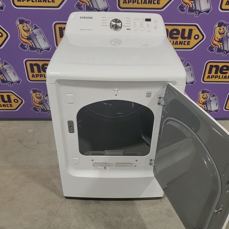 Pictures of ENERGY STAR Samsung 7.4 cu. ft. Electric Dryer with Smart Care Technology DVE45T3200W - Open Box - Neu Appliance Outlet - Discount Appliance Outlet in Austin, Tx
