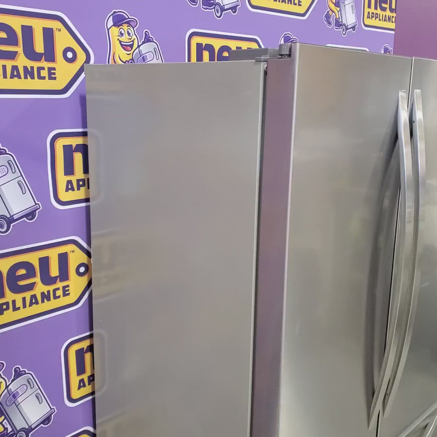 Pictures of Kenmore Counter-Depth 20.3-cu ft 36-in Wide French Door Refrigerator with Ice Maker ENERGY STAR Certified in Stainless Steel 897.75515320 - Scratch & Dent (Minor) - Neu Appliance Outlet - Discount Appliance Outlet in Austin, Tx