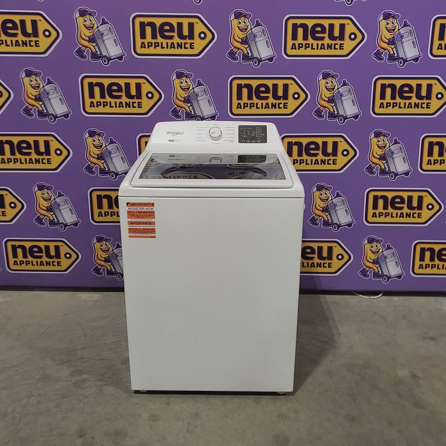 Pictures of Whirlpool® 4.2-4.3 Cu. Ft. Top Load Washer with 2-in-1 Removable Agitator and Soft Close Glass Lid 22121501 - WTW4307SW - Open Box - Neu Appliance Outlet - Discount Appliance Outlet in Austin, Tx