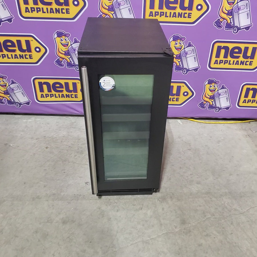 Pictures of U-Line 15" Wide 24 Bottle Single Zone Black Wine Refrigerator 11110465 - UHWC115BG01A - Open Box - Neu Appliance Outlet - Discount Appliance Outlet in Austin, Tx