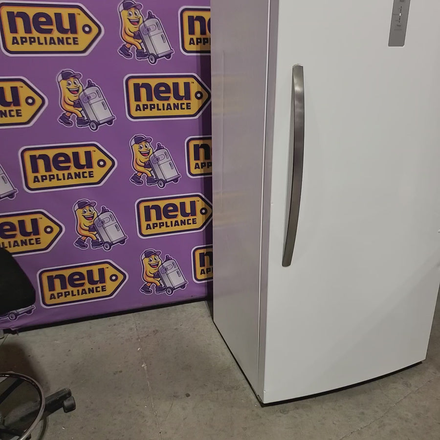 Pictures of Frigidaire 20 Cu. Ft. ENERGY STAR Garage Ready White Upright Freezer with EvenTemp™ Cooling System FFUE2024AW - Scratch & Dent (Major) - Neu Appliance Outlet - Discount Appliance Outlet in Austin, Tx
