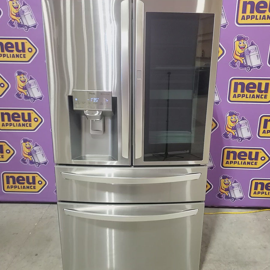 Pictures of LG 30 cu. ft. Smart InstaView® Door-in-Door® Refrigerator with Craft Ice™ 22421722 - LRMVS3006S - Scratch & Dent (Minor) - Neu Appliance Outlet - Discount Appliance Outlet in Austin, Tx