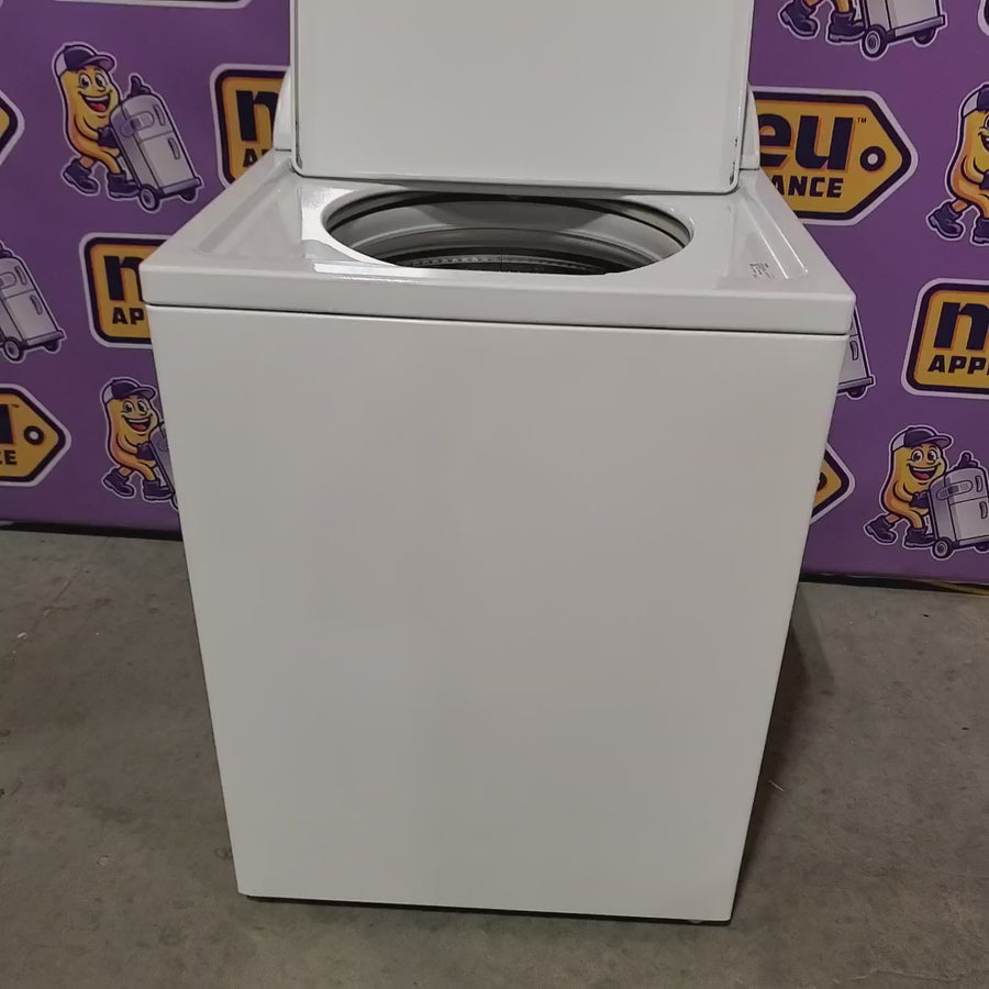 Pictures of Whirlpool 3.8–3.9 Cu. Ft. Top Load Washer with 2 in 1 Removable Agitator and Soil Level Selection WTW4957PW - Certified Refurbished and Whirlpool 7-cu ft Vented Electric Dryer WED4815EW - Scratch & Dent (Minor) - Neu Appliance Outlet - Discount Appliance Outlet in Austin, Tx