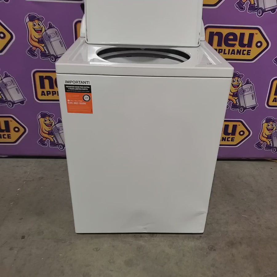 Pictures of Whirlpool Top Load 3.5 Cu. Ft. Washer with Deep Water Wash Option WTW4816FW - Scratch & Dent (Major) and Whirlpool Vented 7.0 Cu. Ft. Electric Dryer WED4815EW - Scratch & Dent (Minor) - Neu Appliance Outlet - Discount Appliance Outlet in Austin, Tx