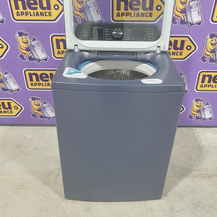 Pictures of GE Profile™ ENERGY STAR® 5.4 cu. ft. Capacity Washer with Smarter Wash Technology and Adaptive SmartDispense - PTW800BPWRS - Scratch & Dent - Minor - Neu Appliance Outlet - Discount Appliance Outlet in Austin, Tx