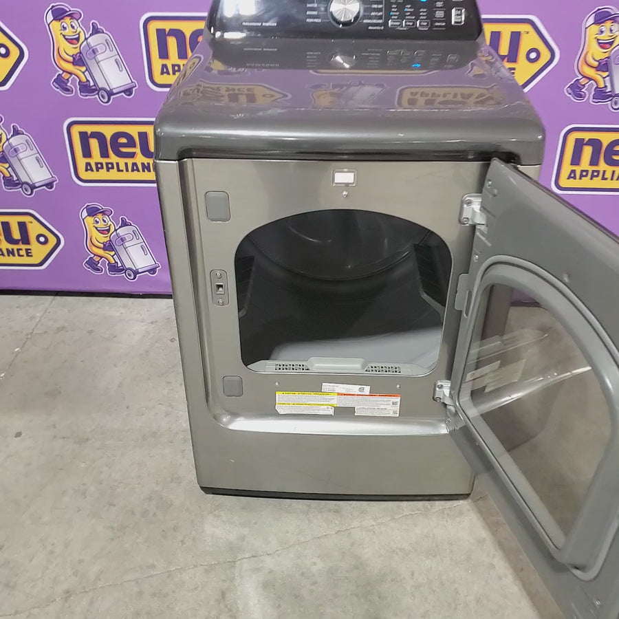 Pictures of Samsung 4.5 cu. ft. Capacity Top Load Washer with Active WaterJet in Platinum WA45T3400AP - Certified Refurbished and Samsung 7.4 Cu. Ft. Gas Dryer with Sensor Dry in Platinum DVG45T3400P - Certified Refurbished - Neu Appliance Outlet - Discount Appliance Outlet in Austin, Tx