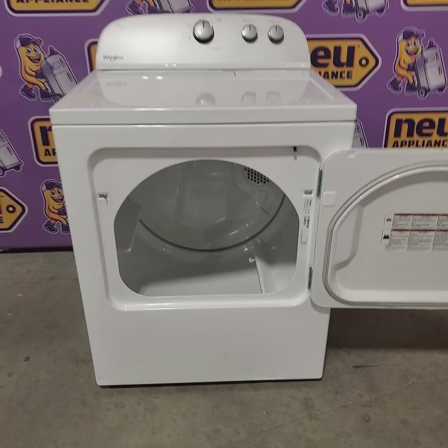 Pictures of Whirlpool 3.8–3.9 Cu. Ft. Top Load Washer with 2 in 1 Removable Agitator and Soil Level Selection WTW4957PW - Certified Refurbished and Whirlpool 7-cu ft Vented Electric Dryer WED4815EW - Scratch & Dent (Minor) - Neu Appliance Outlet - Discount Appliance Outlet in Austin, Tx