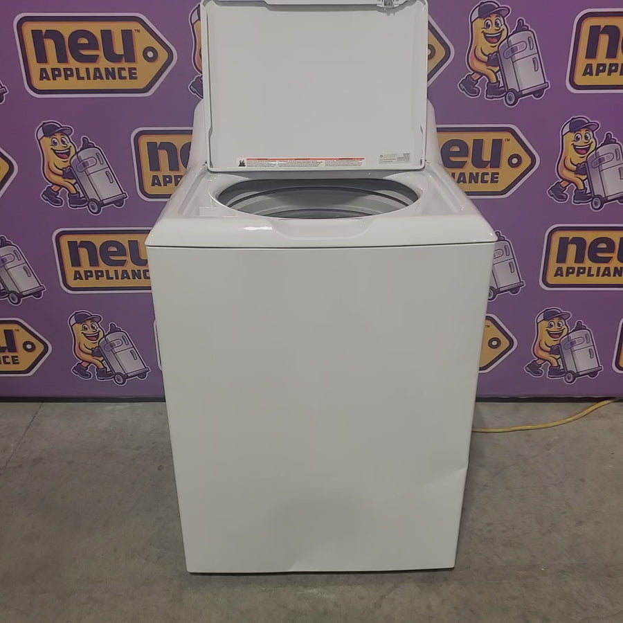 Pictures of GE® 3.8 cu. ft. Capacity Washer with Stainless Steel Basket in White GTW330ASKWW - Certified Refurbished - Neu Appliance Outlet - Discount Appliance Outlet in Austin, Tx