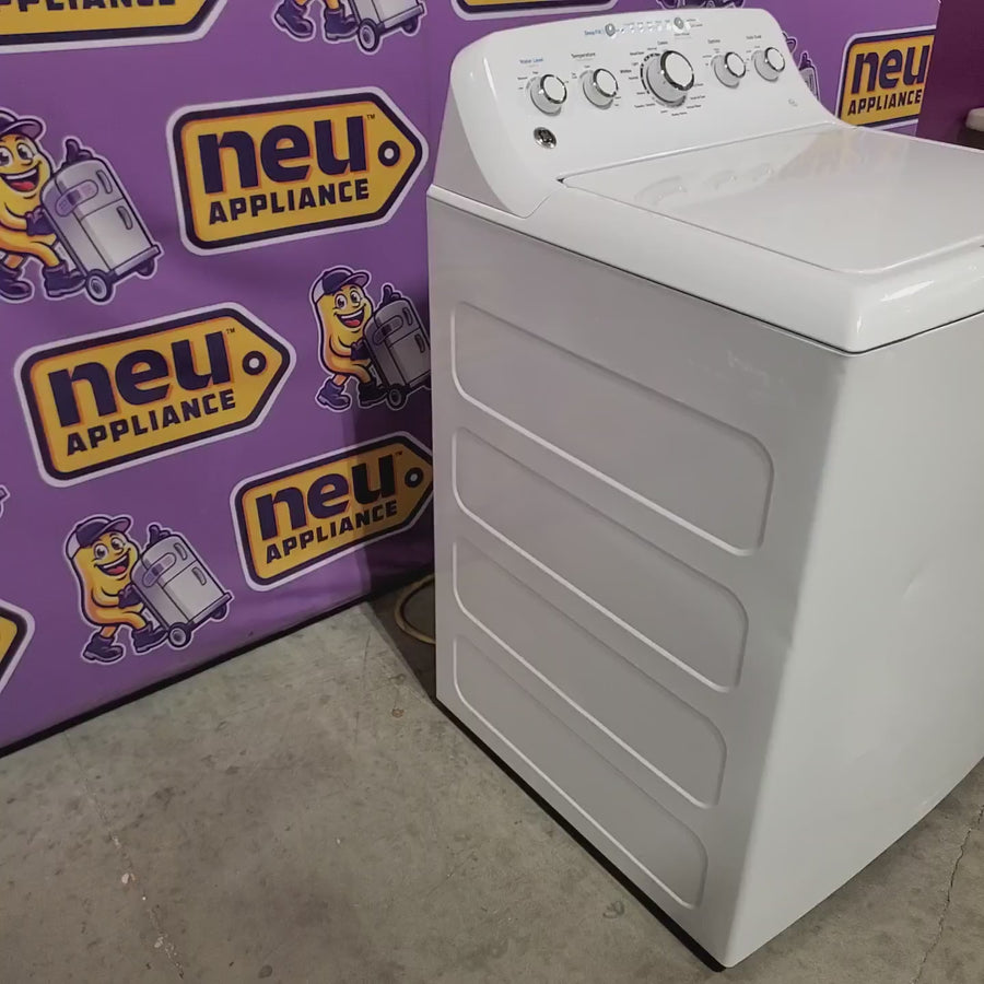 Pictures of GE® 4.5 cu. ft. Capacity Washer with Stainless Steel Basket in White GTW465ASNWW - Certified Refurbished - Neu Appliance Outlet - Discount Appliance Outlet in Austin, Tx