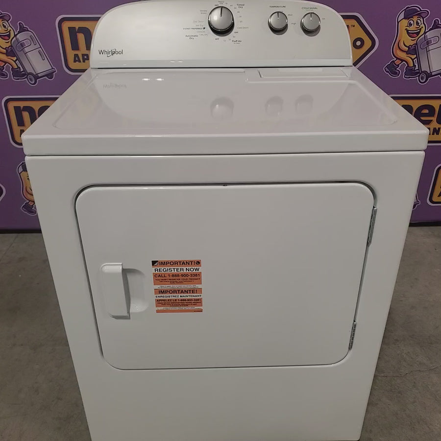 Pictures of Whirlpool White Electric Extra Large 7.0 Cu. Ft. Dryer with Wrinkle Shield 22421740 - WED4815EW - Scratch & Dent (Minor) - Neu Appliance Outlet - Discount Appliance Outlet in Austin, Tx