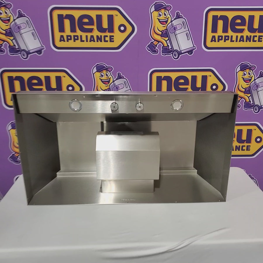 Pictures of Vent-A-Hood Wall Mounted Hood Liner Insert with 4-Speeds, 300 CFM Magic Lung Filter-less Blower, 5.4 Sones, and SensaSource BH134SLDSS - New in Box - Neu Appliance Outlet - Discount Appliance Outlet in Austin, Tx