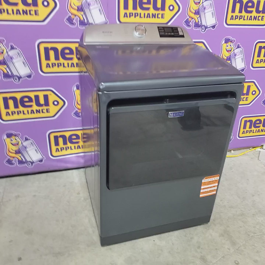 Pictures of Maytag 7.4 Cu. Ft. Pet Pro Top Load Electric Dryer with Sanitize Cycle MED7205RF - Scratch & Dent (Minor) - Neu Appliance Outlet - Discount Appliance Outlet in Austin, Tx