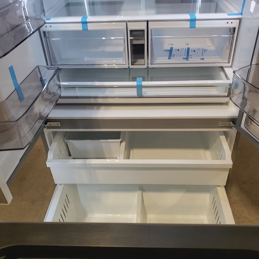Pictures of Midea Energy Star 29 cu. ft. OneTouch AutoFill™ French Door Refrigerator in Stainless Steel 22442649 - MRF29D9BST - Scratch & Dent (Moderate) - Neu Appliance Outlet - Discount Appliance Outlet in Austin, Tx