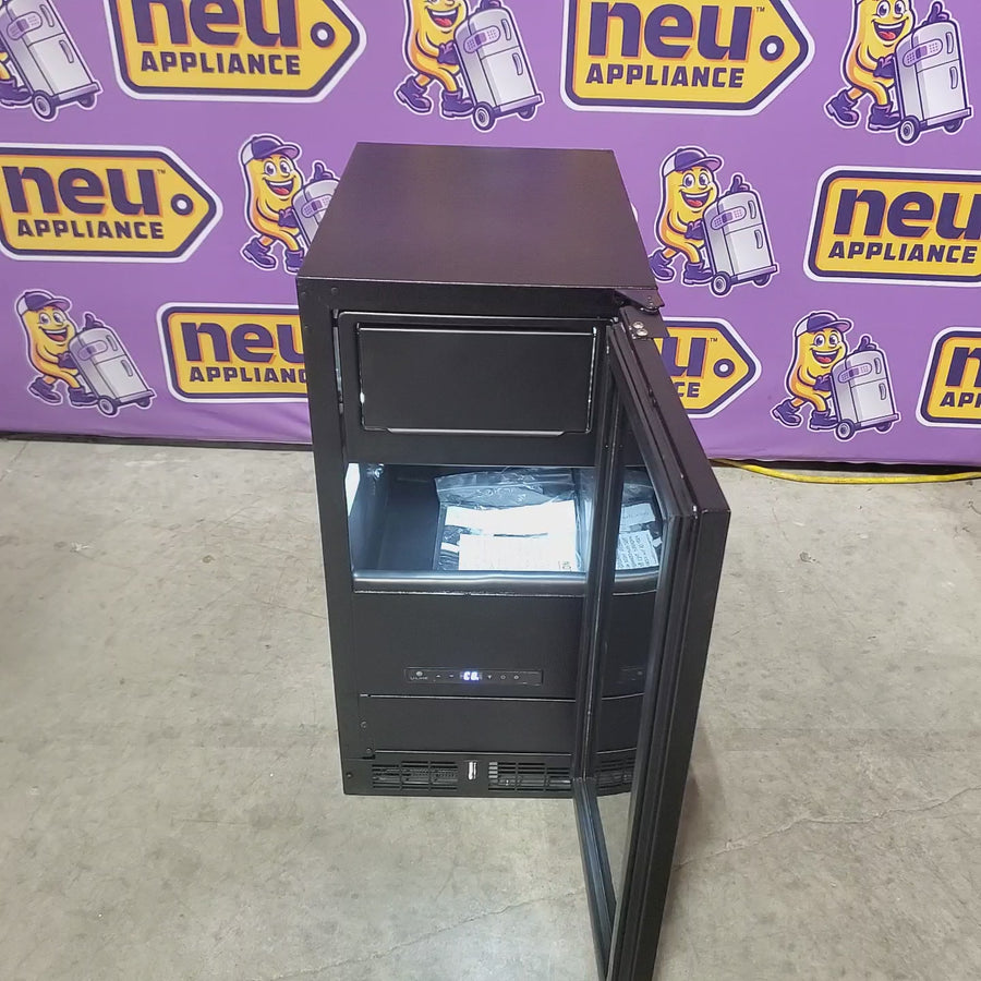 Pictures of U-Line 15 Inch Clear Ice Machine with 39 lbs. Daily Ice Production, 23 lbs. of Storage Capacity, Silent Setting, Digital Touch Pad Control, and Bright White LED Lighting 1119429 - UACP115IS01A - Open Box - Neu Appliance Outlet - Discount Appliance Outlet in Austin, Tx