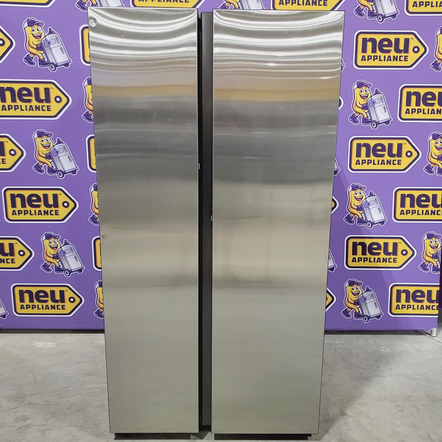 Pictures of Samsung Stainless Steel Bespoke Side-by-Side 28 cu. ft. Refrigerator with Beverage Center™ and Auto Fill Water Pitcher 22221427 - RS28CB7600QL - Scratch & Dent (Moderate) - Neu Appliance Outlet - Discount Appliance Outlet in Austin, Tx
