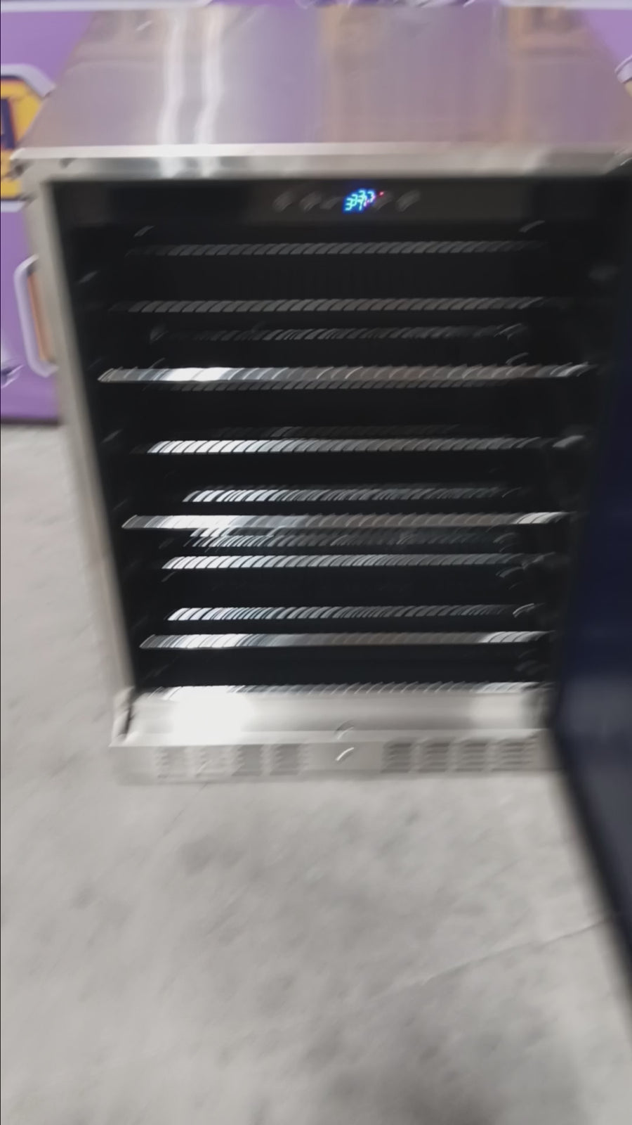 Pictures of Coyote 24 Inch Outdoor Compact Refrigerator with 5.5 cu. ft. Capacity, Stainless Steel Construction, Wire Shelves, Automatic Defrost, Digital Thermostat, and Interior Lighting 1119364 - C1BIR24-R - Scratch & Dent (Moderate) - Neu Appliance Outlet - Discount Appliance Outlet in Austin, Tx