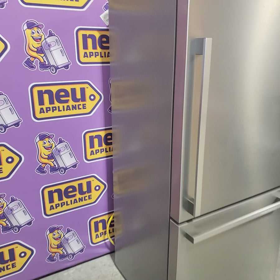 Pictures of Hisense 33" Wide Counter Depth ENERGY STAR 17.2-cu ft Bottom-Freezer Refrigerator with Ice Maker in Fingerprint Resistant Stainless Steel HRB171N6BSE - Scratch & Dent (Minor) - Neu Appliance Outlet - Discount Appliance Outlet in Austin, Tx